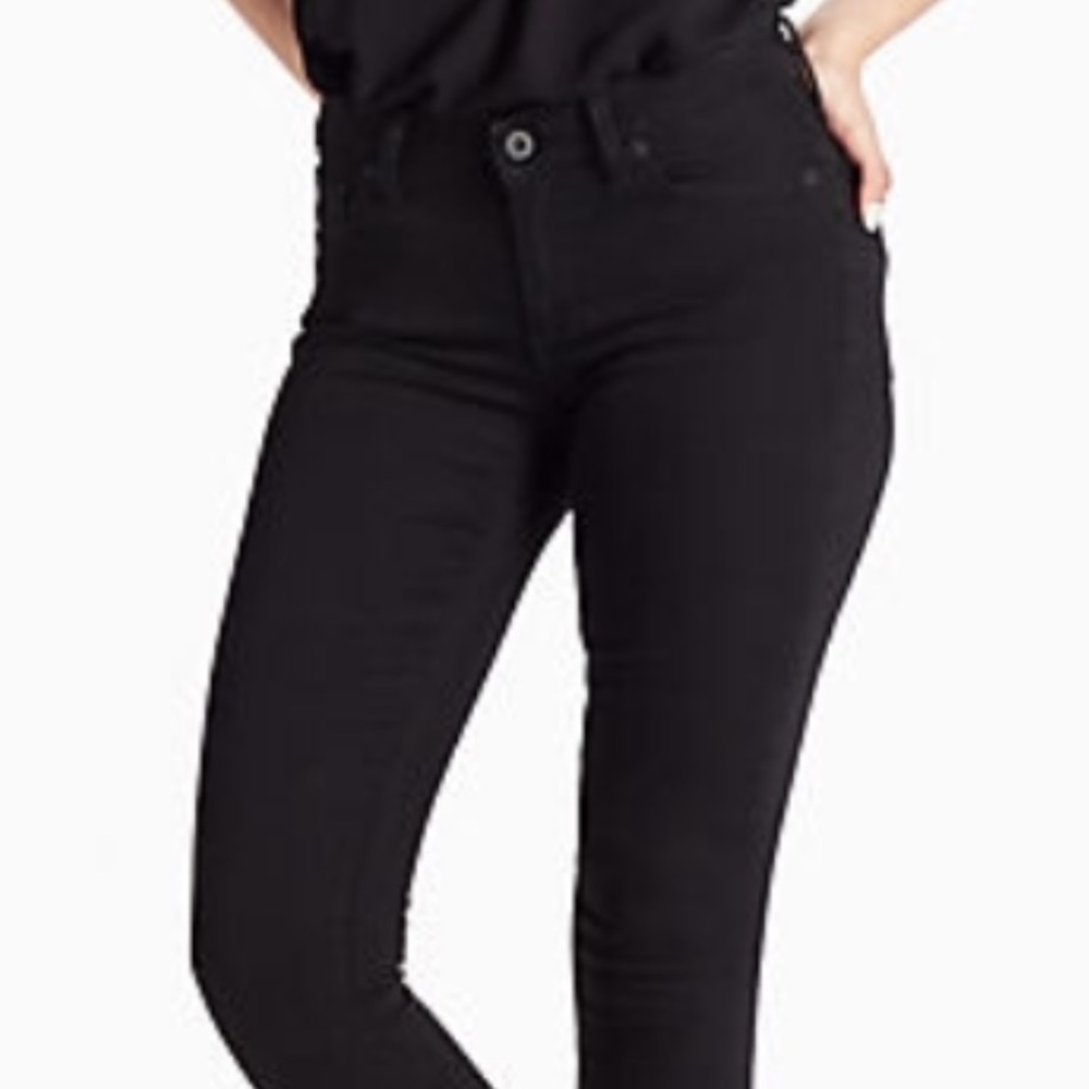 Lucky Brand sz 0/25 Sasha skinny black jeans
